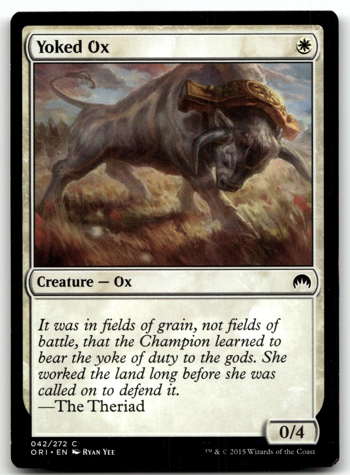 Yoked Ox 42 Common Magic Origins Magic: The Gathering Near Mint