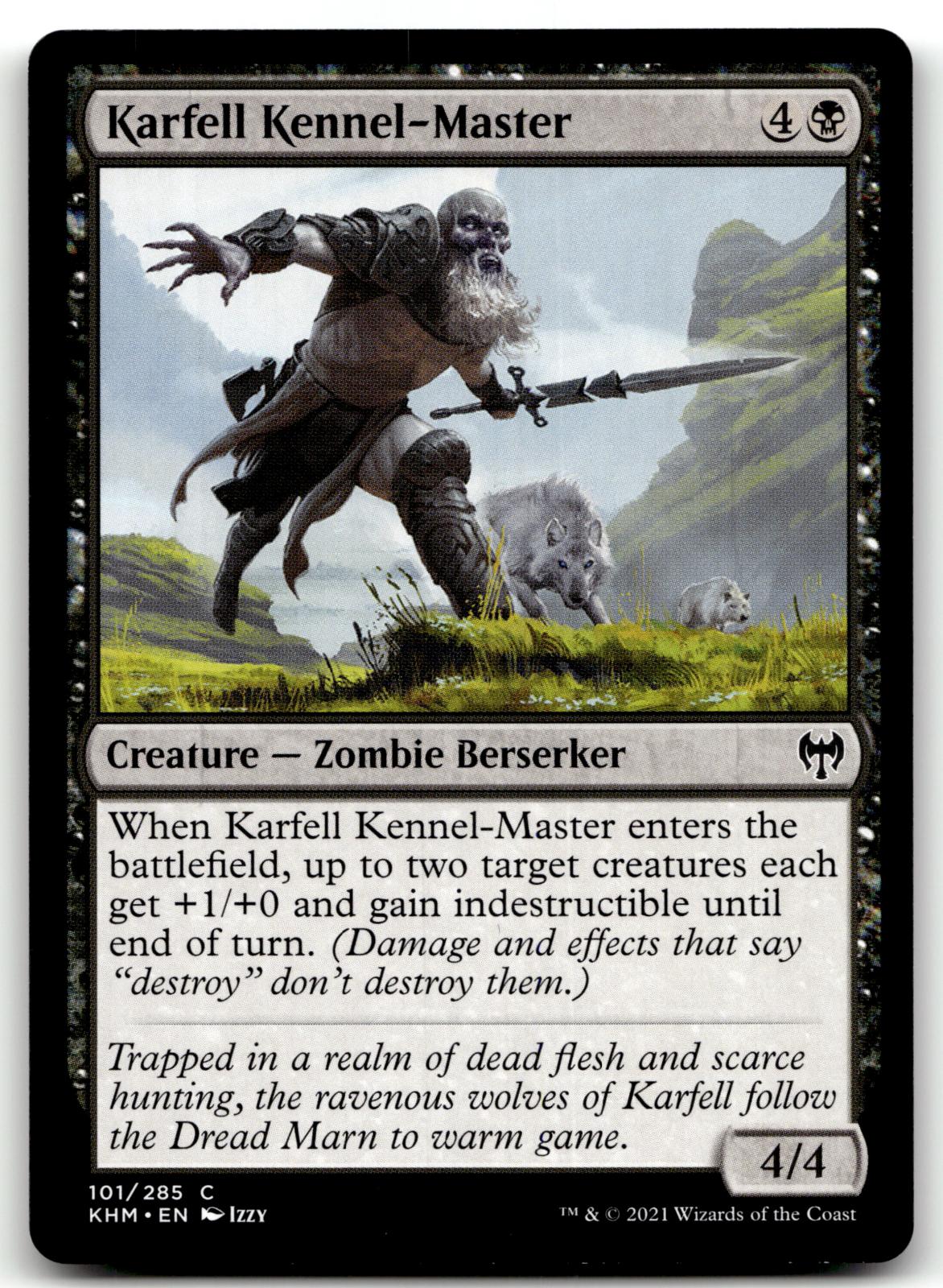 Karfell Kennel-Master 101 Common Kaldheim Magic: The Gathering Near Mint