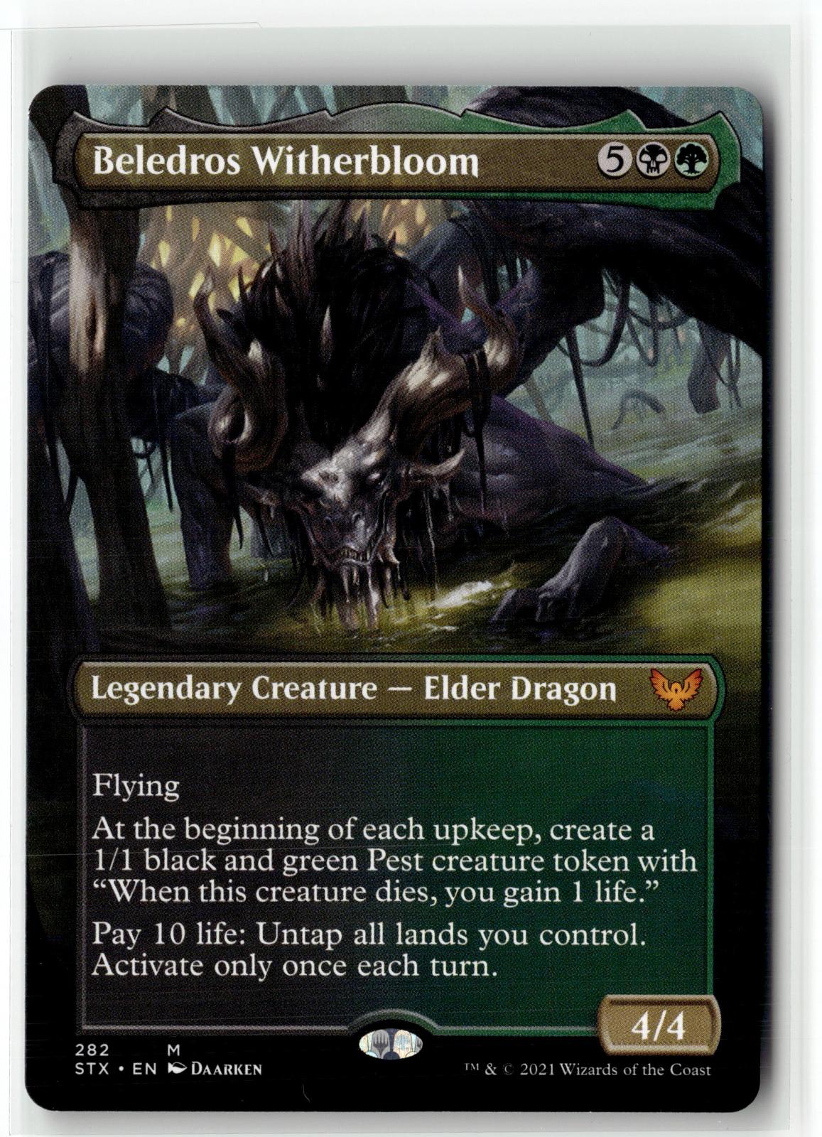 Beledros Witherbloom (Borderless) 282 Strixhaven: School of Mages NM