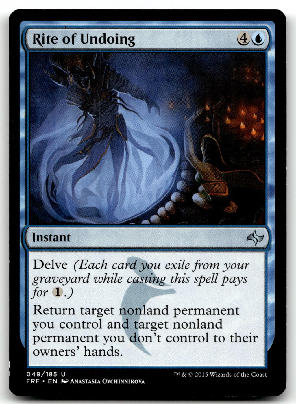 Rite of Undoing 49 Uncommon Fate Reforged Magic: The Gathering Near Mint