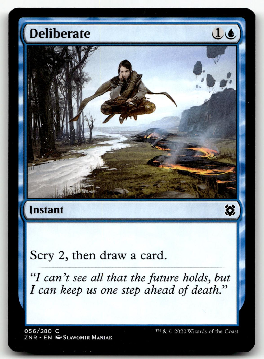 Deliberate 56 Common Zendikar Rising Magic: The Gathering Near Mint