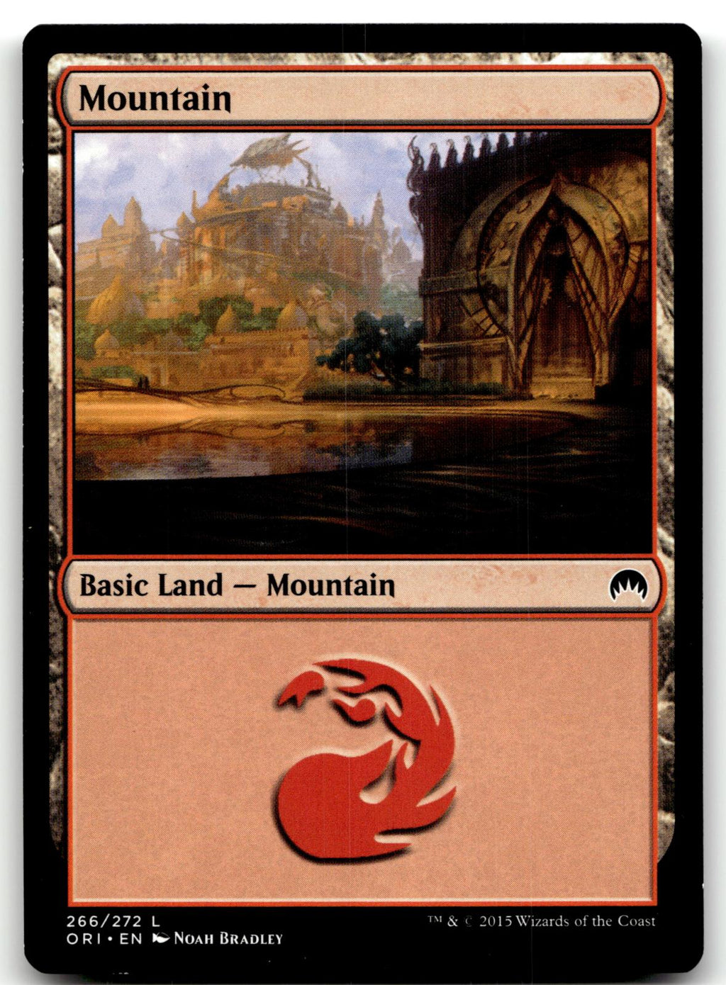 Mountain (266) 266 Land Magic Origins Magic: The Gathering Near Mint