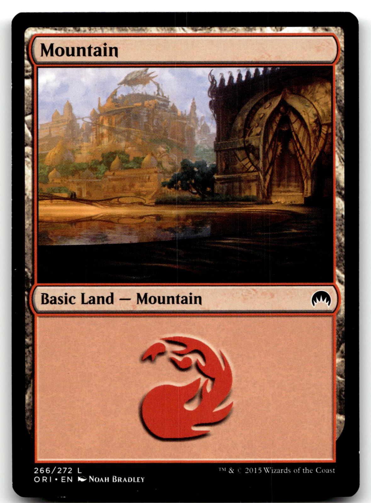 Mountain (266) 266 Land Magic Origins Magic: The Gathering Near Mint