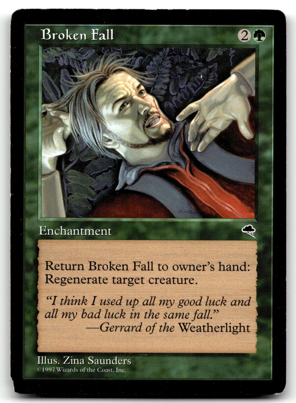 Broken Fall 216 Common Tempest Magic: The Gathering Near Mint