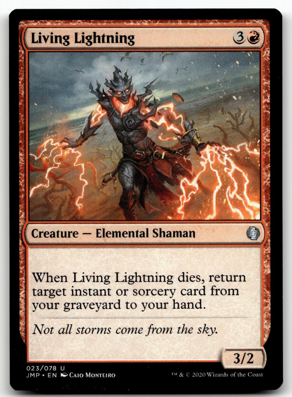 Living Lightning 23 Uncommon Jumpstart Magic: The Gathering Near Mint