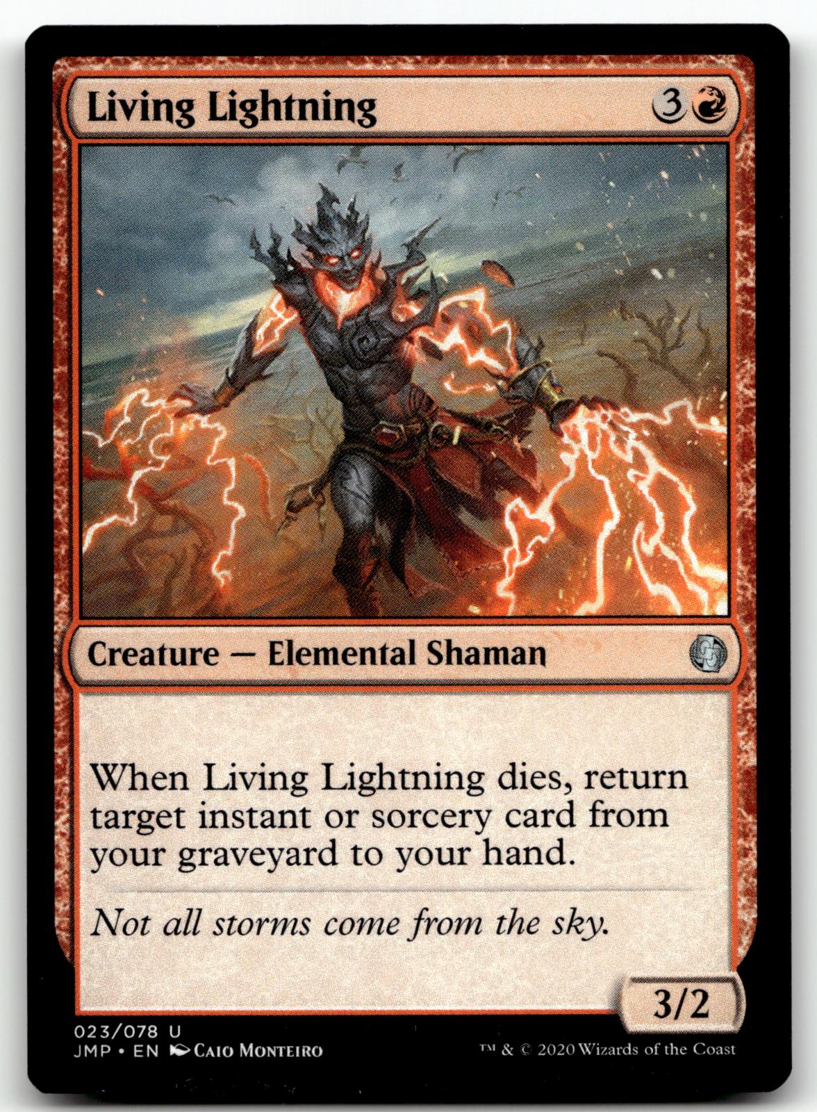Living Lightning 23 Uncommon Jumpstart Magic: The Gathering Near Mint