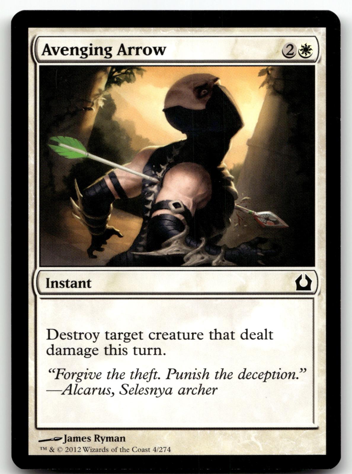 Avenging Arrow 4 Common Return to Ravnica Magic: The Gathering Near Mint