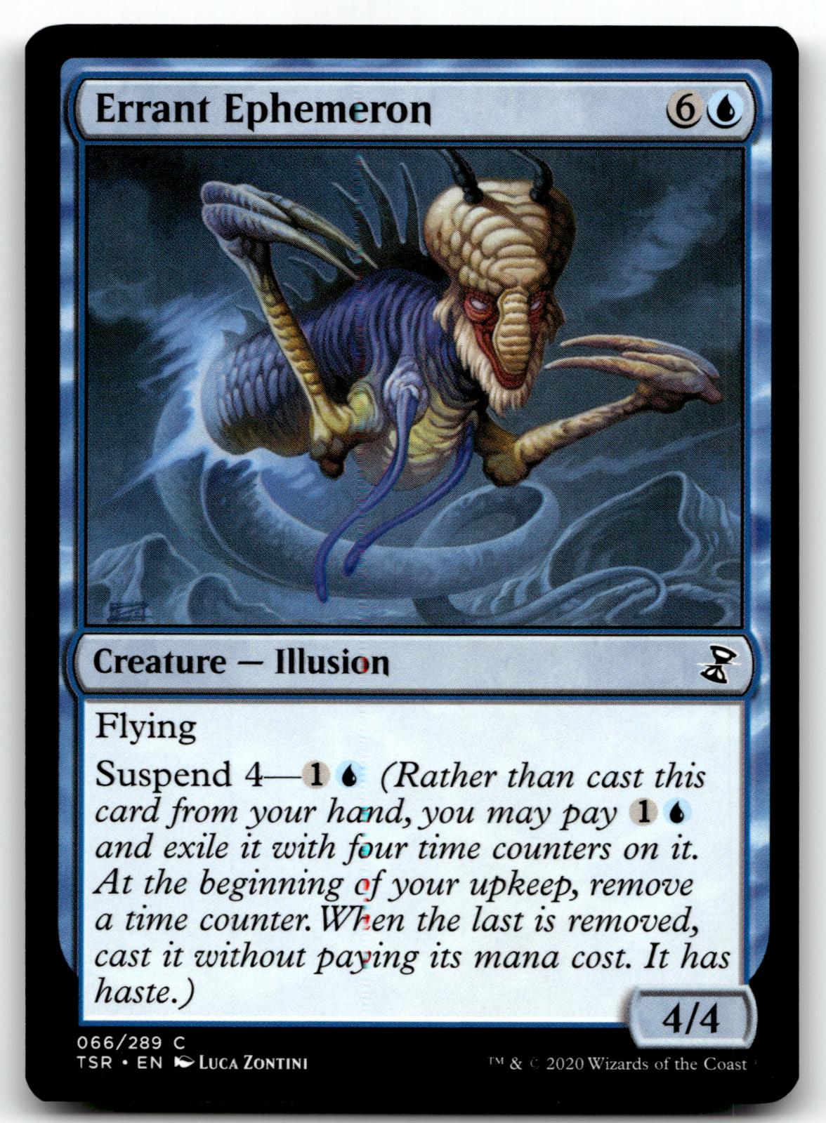 Errant Ephemeron 66 Common Time Spiral: Remastered Magic: The Gathering NM