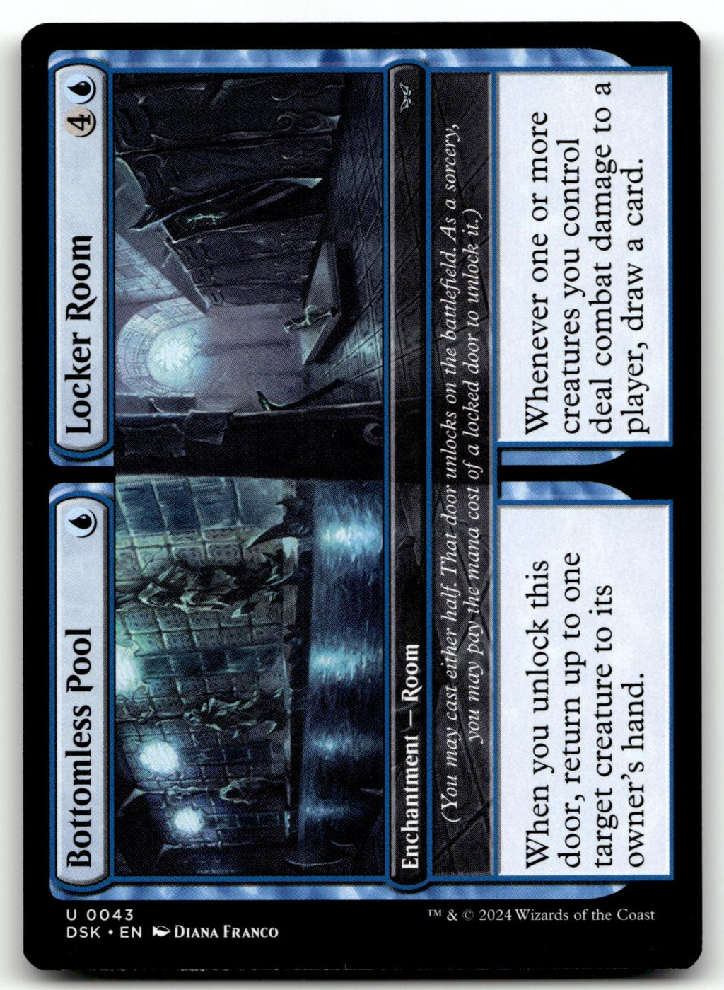 Bottomless Pool // Locker Room 43 Duskmourn: House of Horror Magic: 