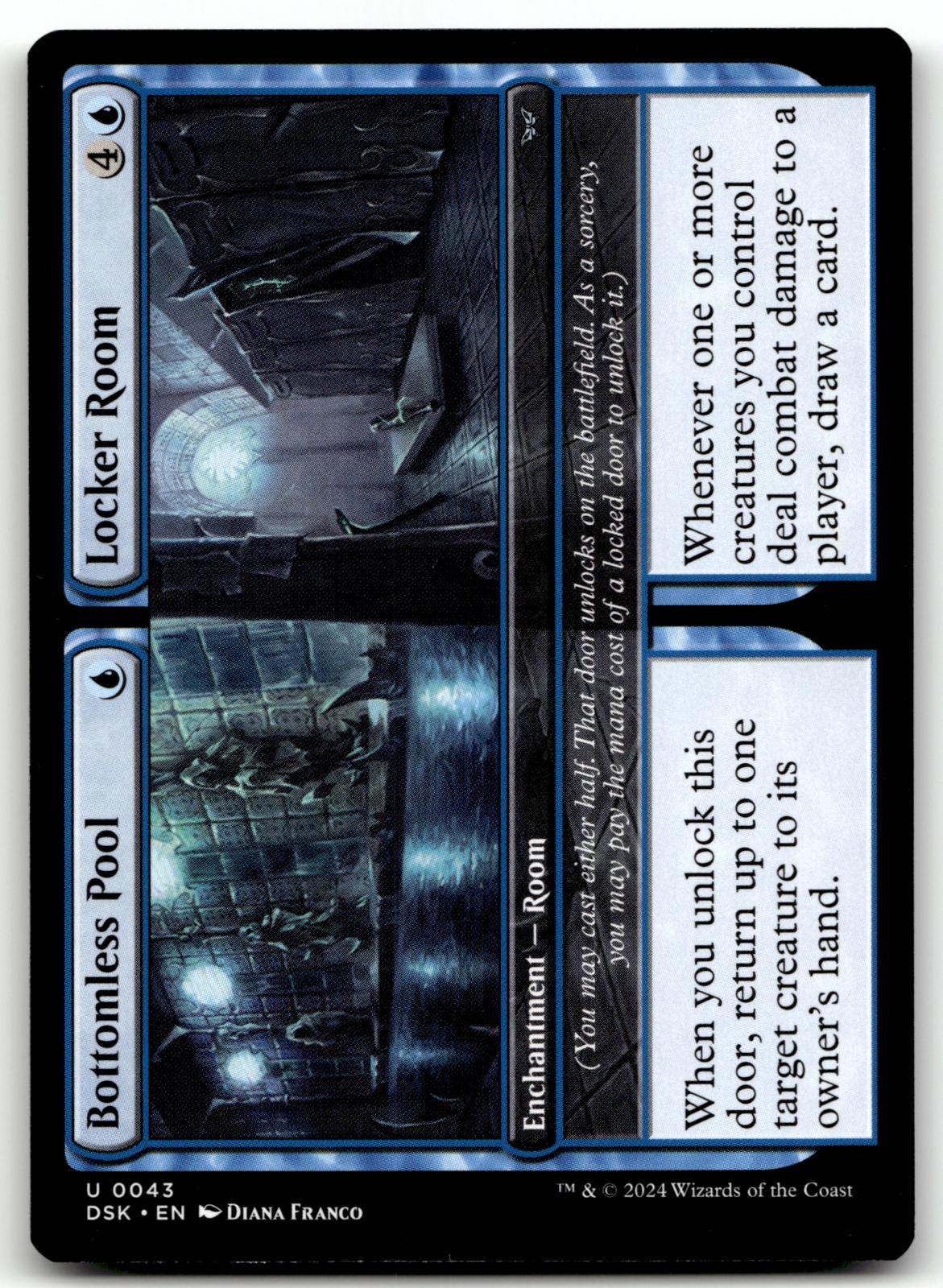 Bottomless Pool // Locker Room 43 Duskmourn: House of Horror Magic: 