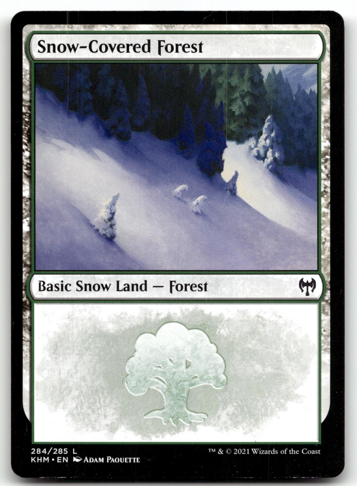 Snow-Covered Forest (284) 284 Land Kaldheim Magic: The Gathering Near Mint