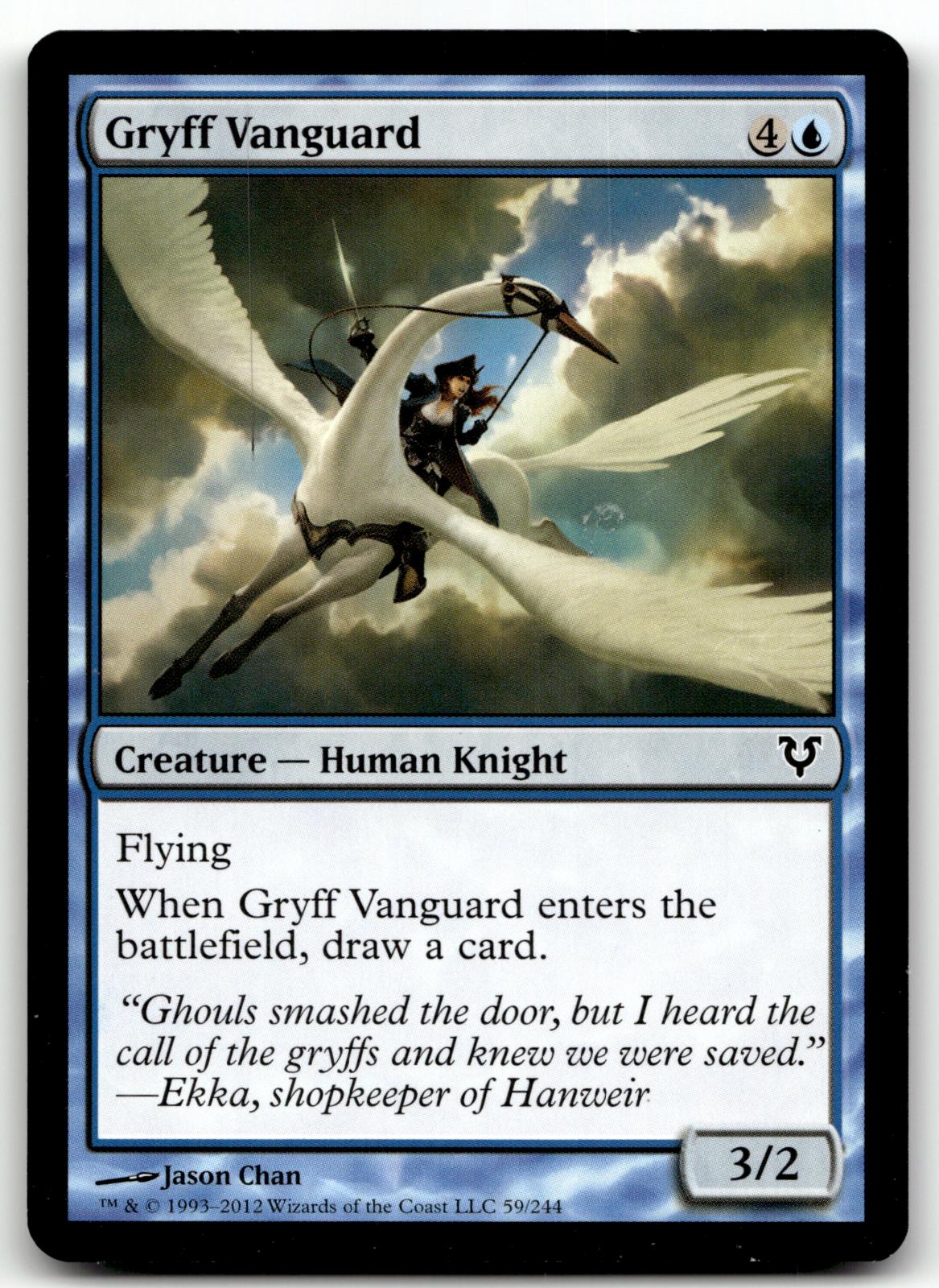 Gryff Vanguard 59 Common Avacyn Restored Magic: The Gathering Near Mint