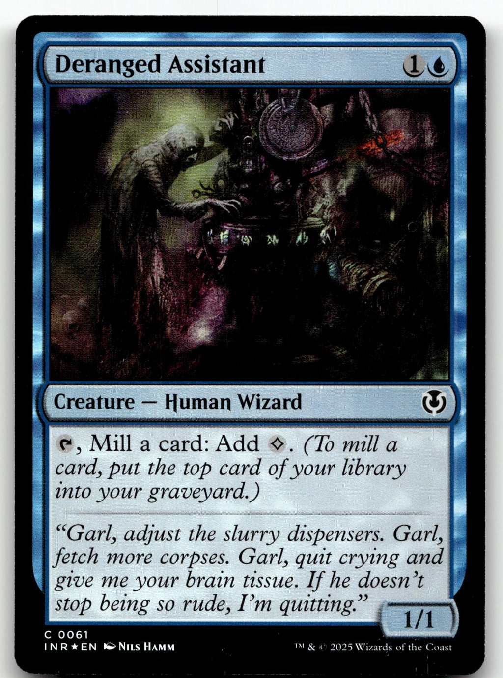 Deranged Assistant 61 Common Innistrad Remastered Magic: The Gathering Foil NM