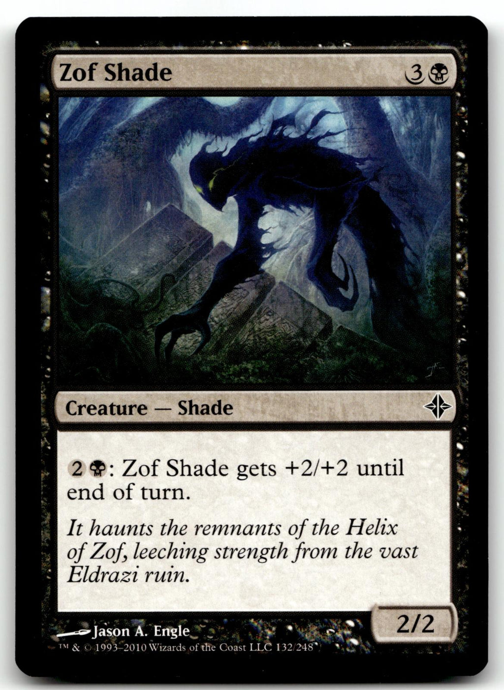 Zof Shade 132 Common Rise of the Eldrazi Magic: The Gathering Near Mint