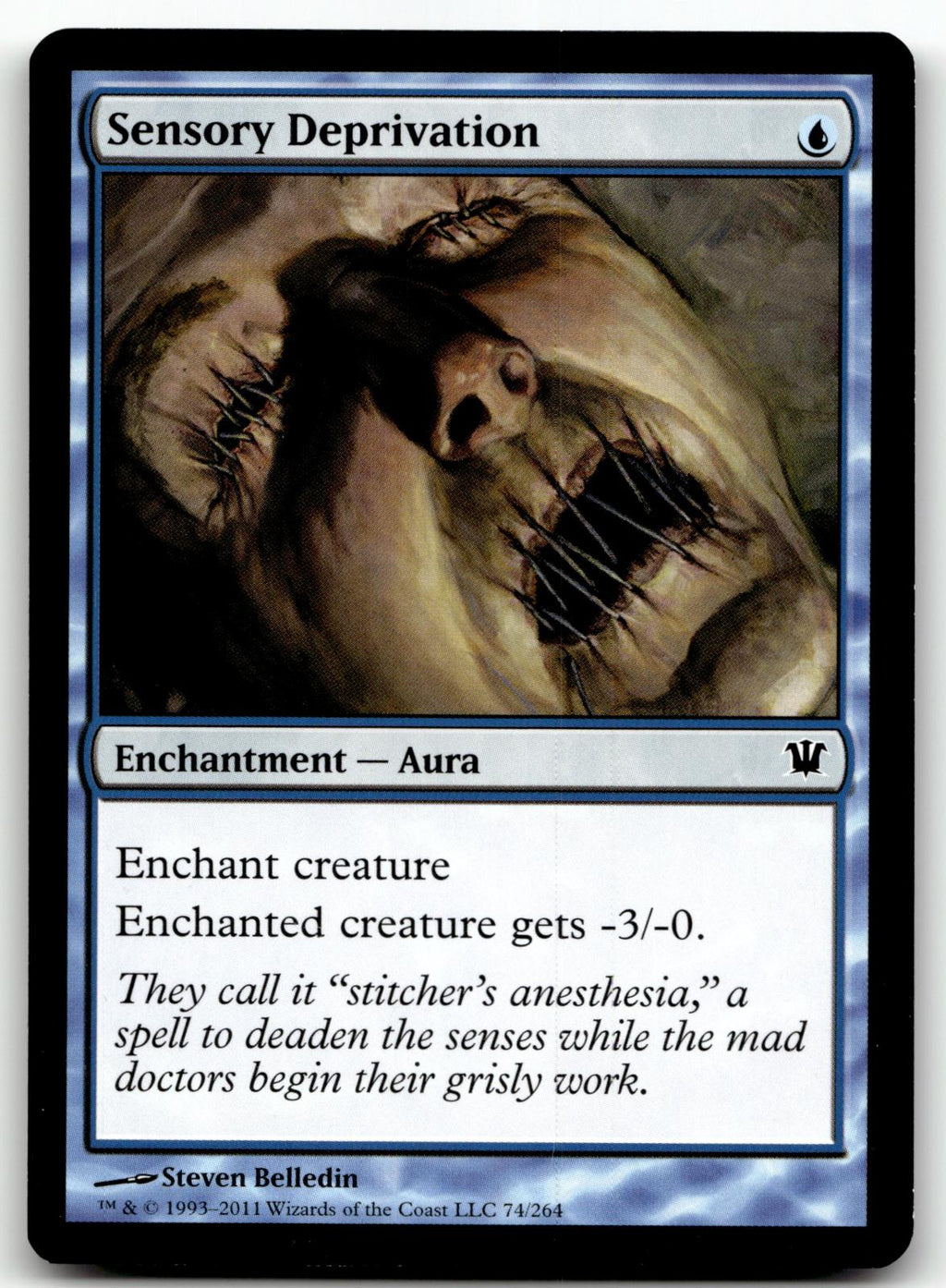 Sensory Deprivation 74 Common Innistrad Magic: The Gathering Near Mint
