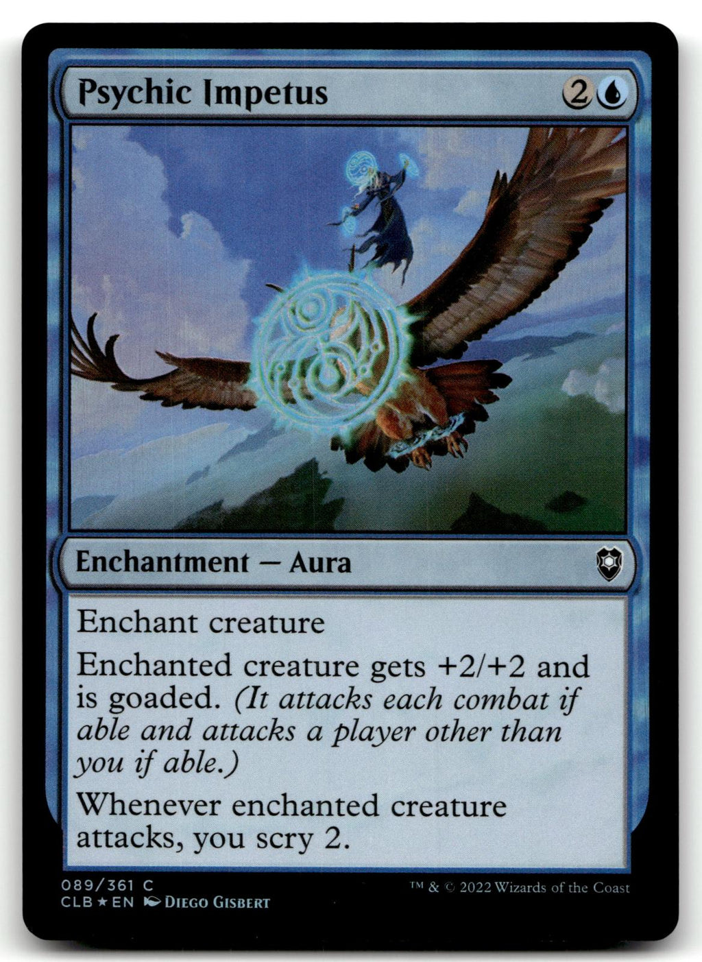 Psychic Impetus 89 Commander Legends: Battle for Baldur's Gate Magic: The Gathering Foil NM