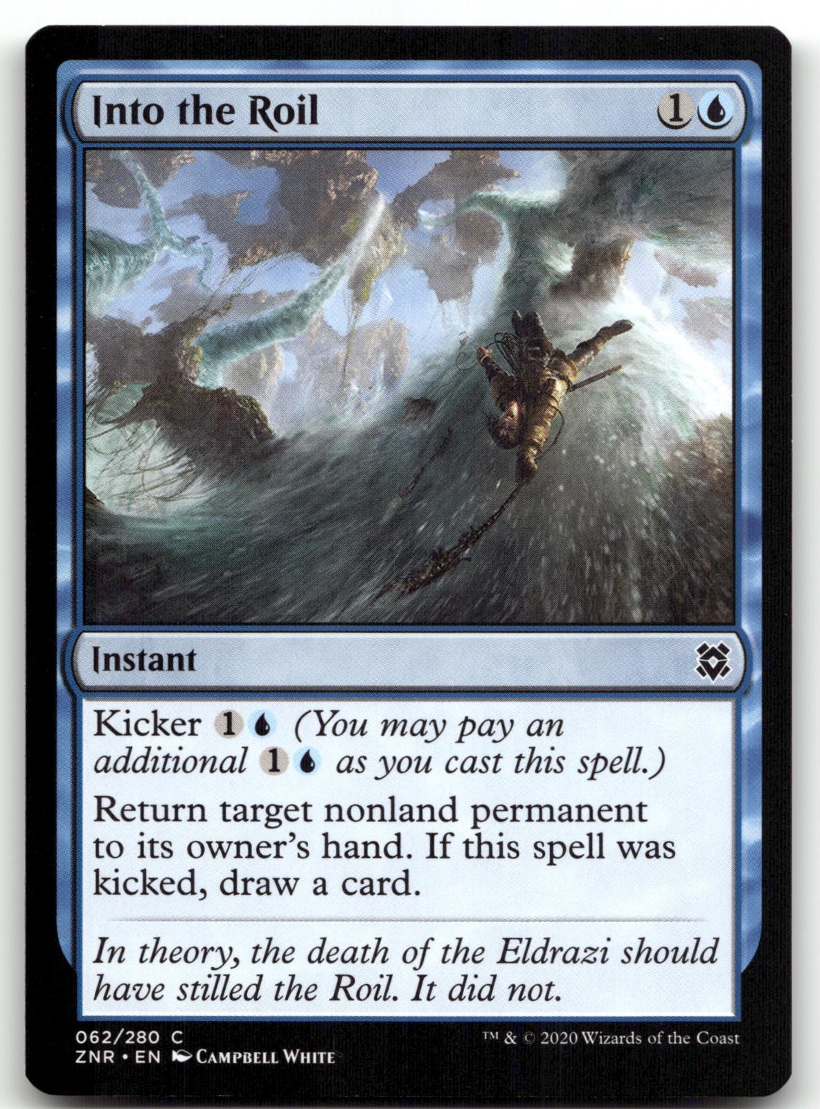 Into the Roil 62 Common Zendikar Rising Magic: The Gathering Near Mint