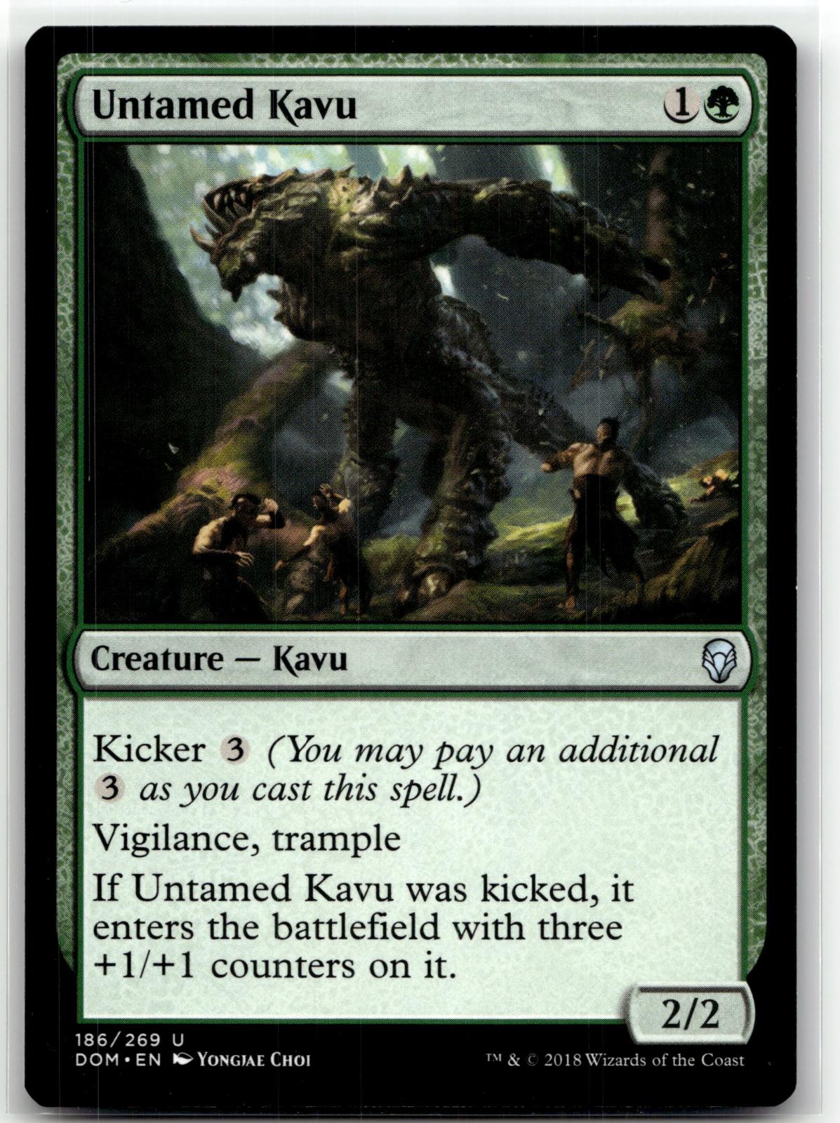 Untamed Kavu 186 Uncommon Dominaria Magic: The Gathering Near Mint