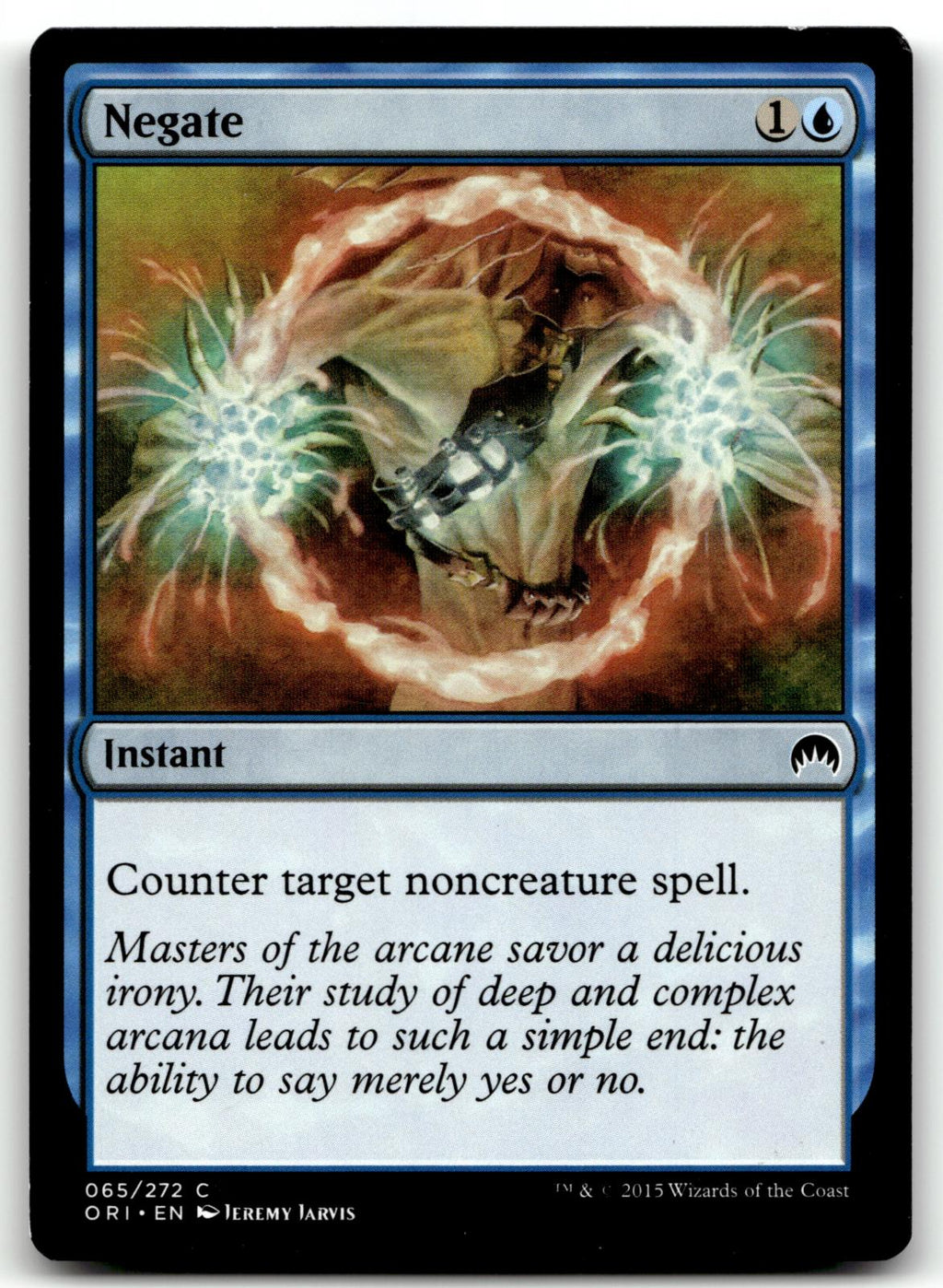 Negate 65 Common Magic Origins Magic: The Gathering Near Mint