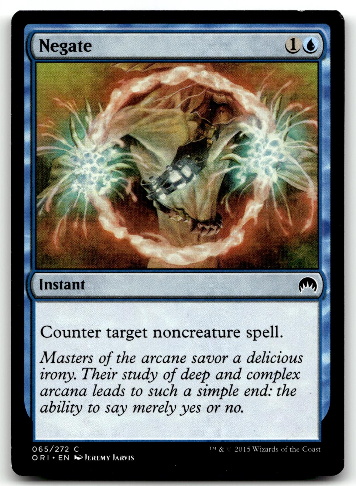 Negate 65 Common Magic Origins Magic: The Gathering Near Mint