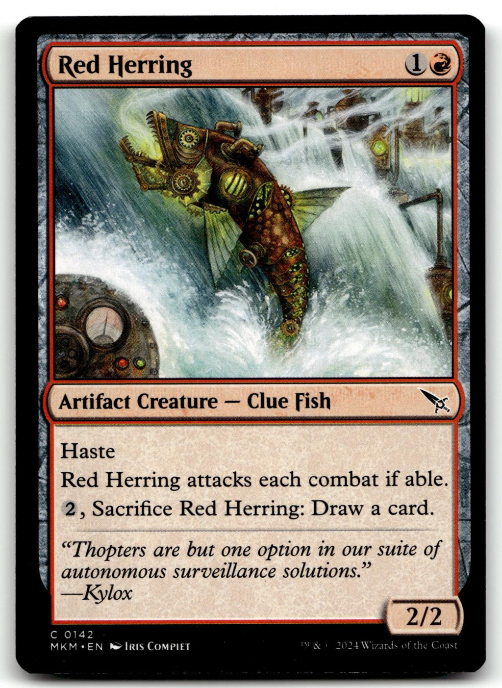 Red Herring 142 Common Murders at Karlov Manor Magic: The Gathering Near Mint