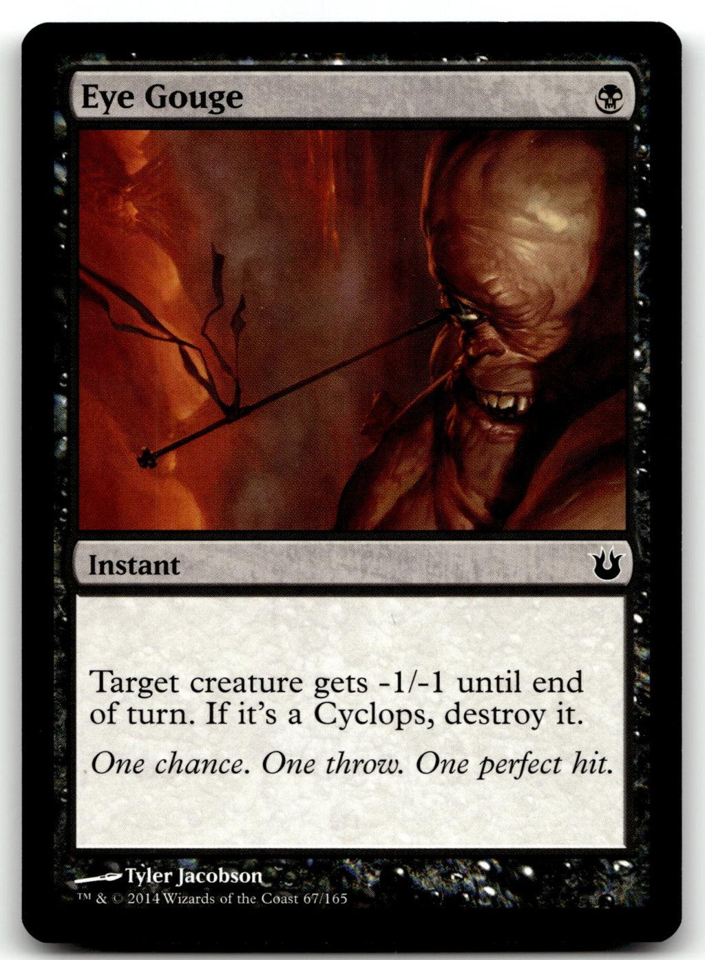 Eye Gouge 67 Common Born of the Gods Magic: The Gathering Near Mint