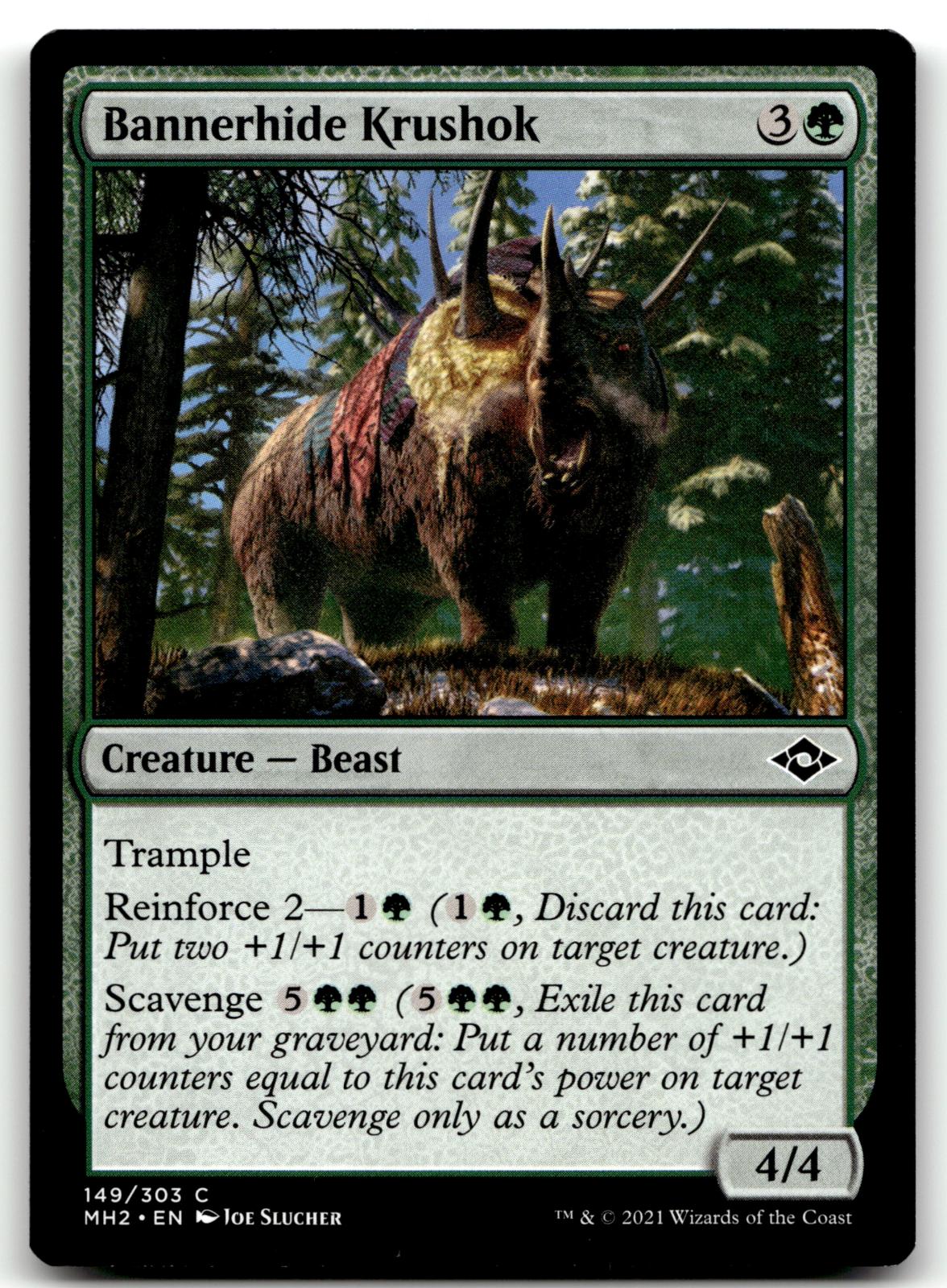 Bannerhide Krushok 149 Common Modern Horizons 2 Magic: The Gathering Near Mint