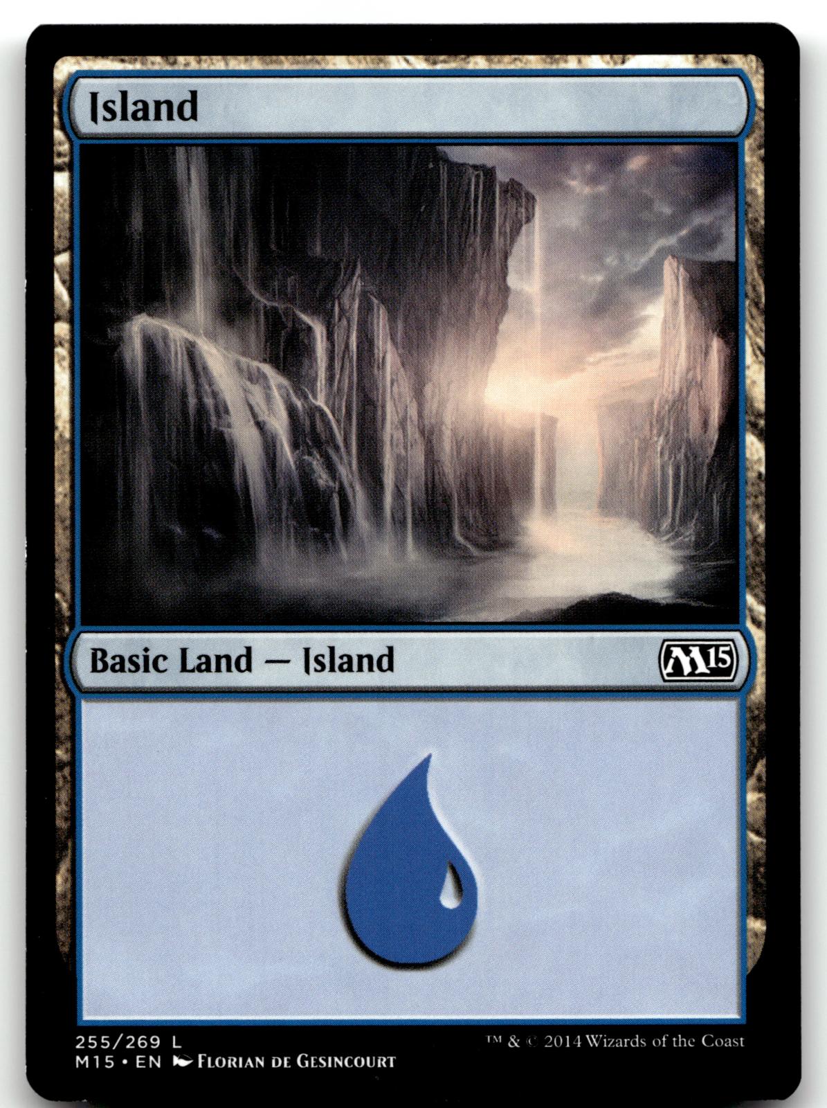 Island (255) 255 Land Magic 2015 (M15) Magic: The Gathering Near Mint