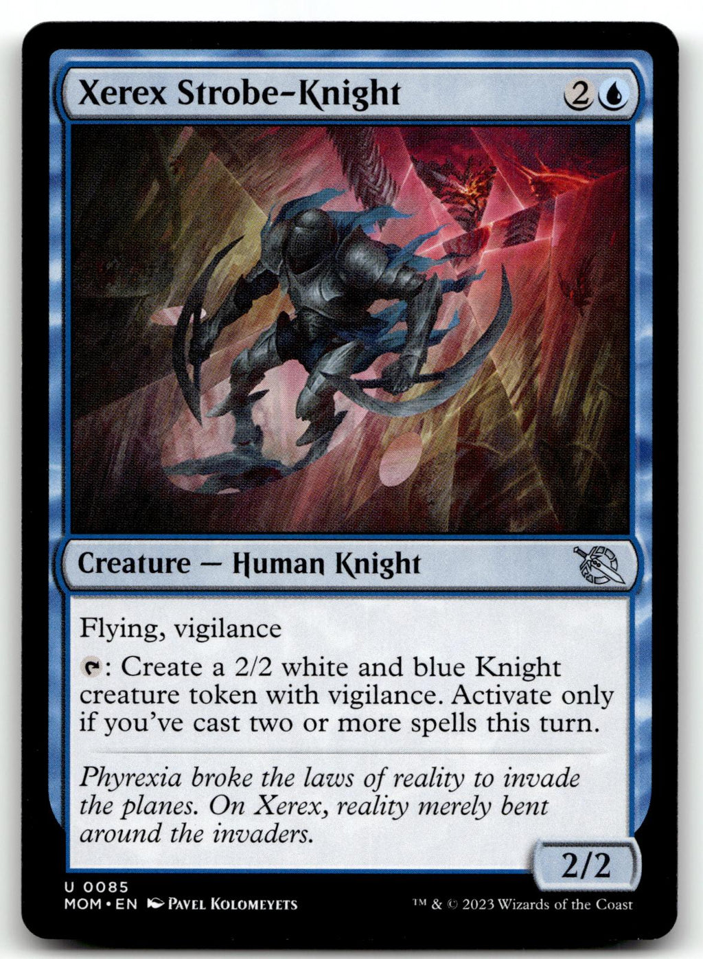 Xerex Strobe-Knight 85 Uncommon March of the Machine Magic: The Gathering NM