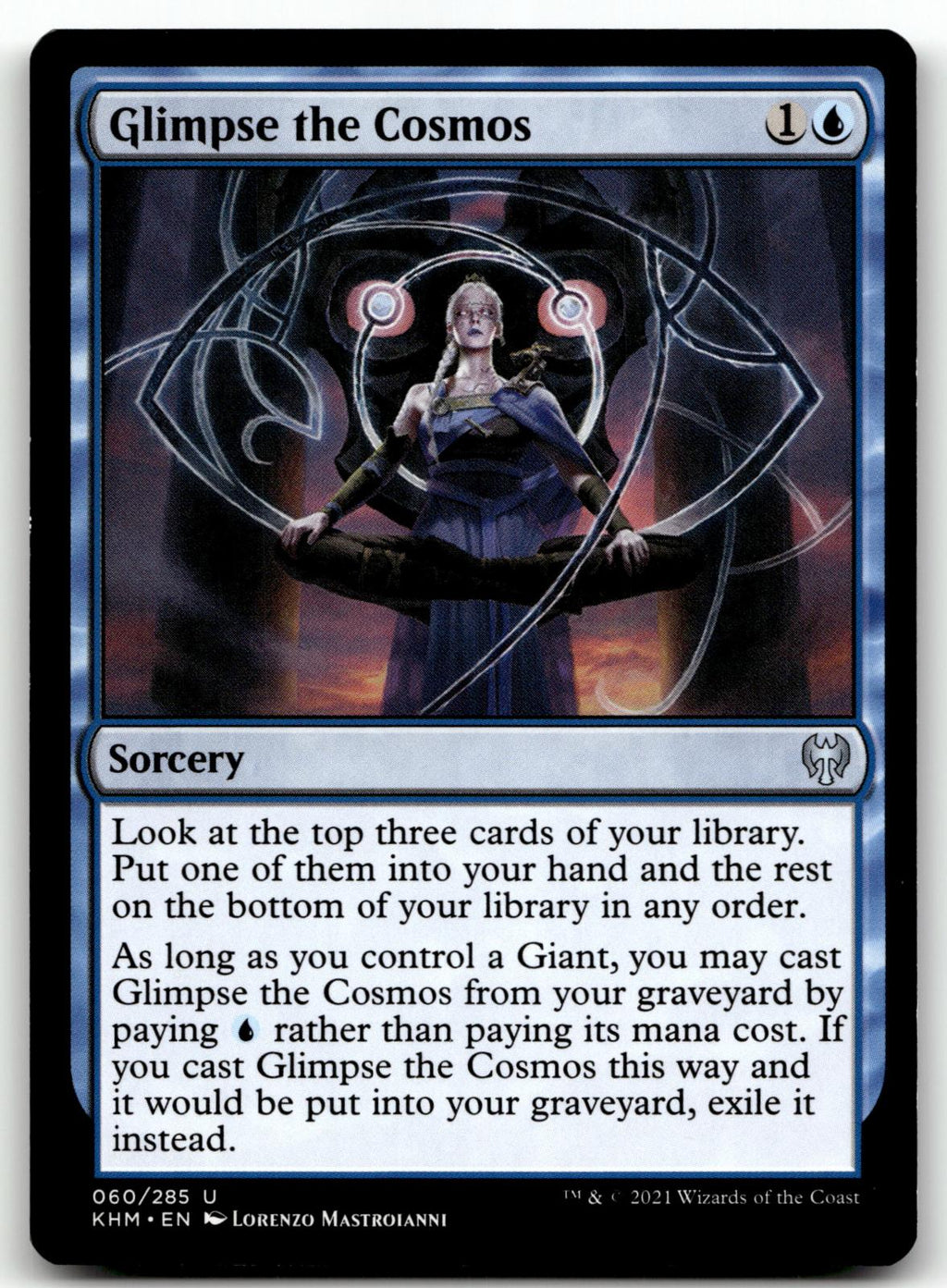 Glimpse the Cosmos 60 Uncommon Kaldheim Magic: The Gathering Near Mint