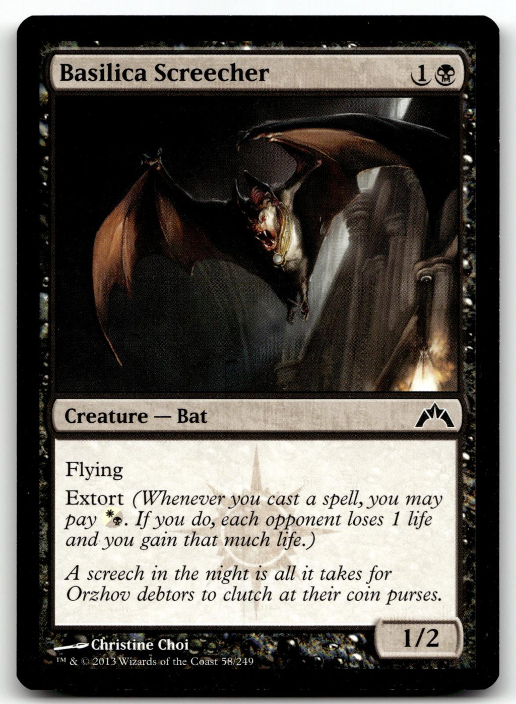 Basilica Screecher 58 Common Gatecrash Magic: The Gathering Near Mint