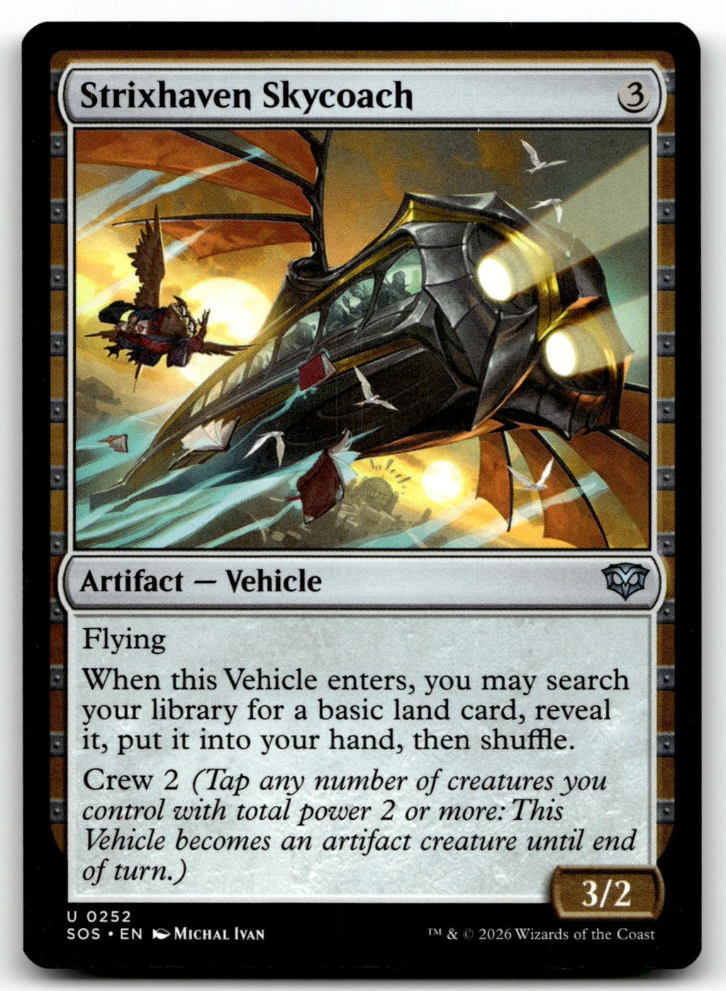 Strixhaven Skycoach 252 Uncommon Secrets of Strixhaven Magic: The Gathering NM