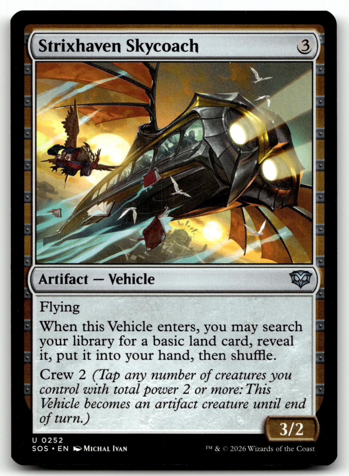 Strixhaven Skycoach 252 Uncommon Secrets of Strixhaven Magic: The Gathering NM
