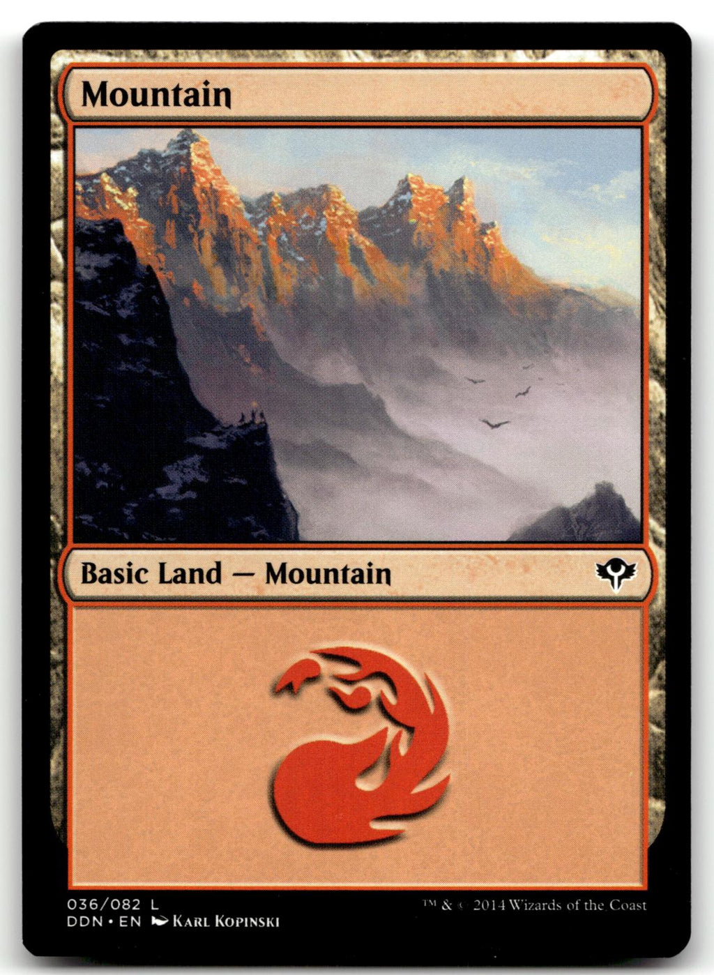 Mountain (036) 36 Land Duel Decks: Speed vs. Cunning Magic: The Gathering NM