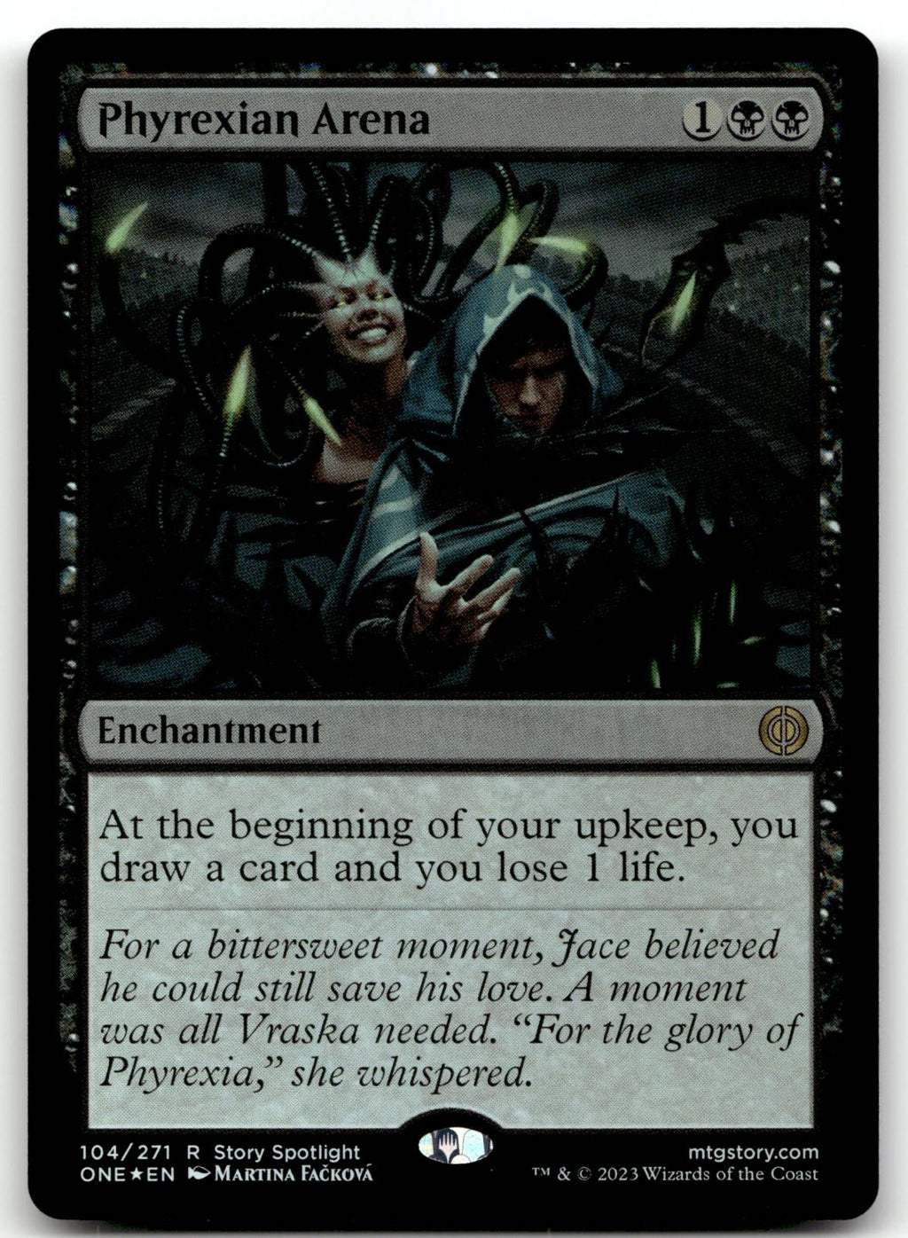Phyrexian Arena 104 Rare Phyrexia: All Will Be One Magic: The Gathering Foil NM