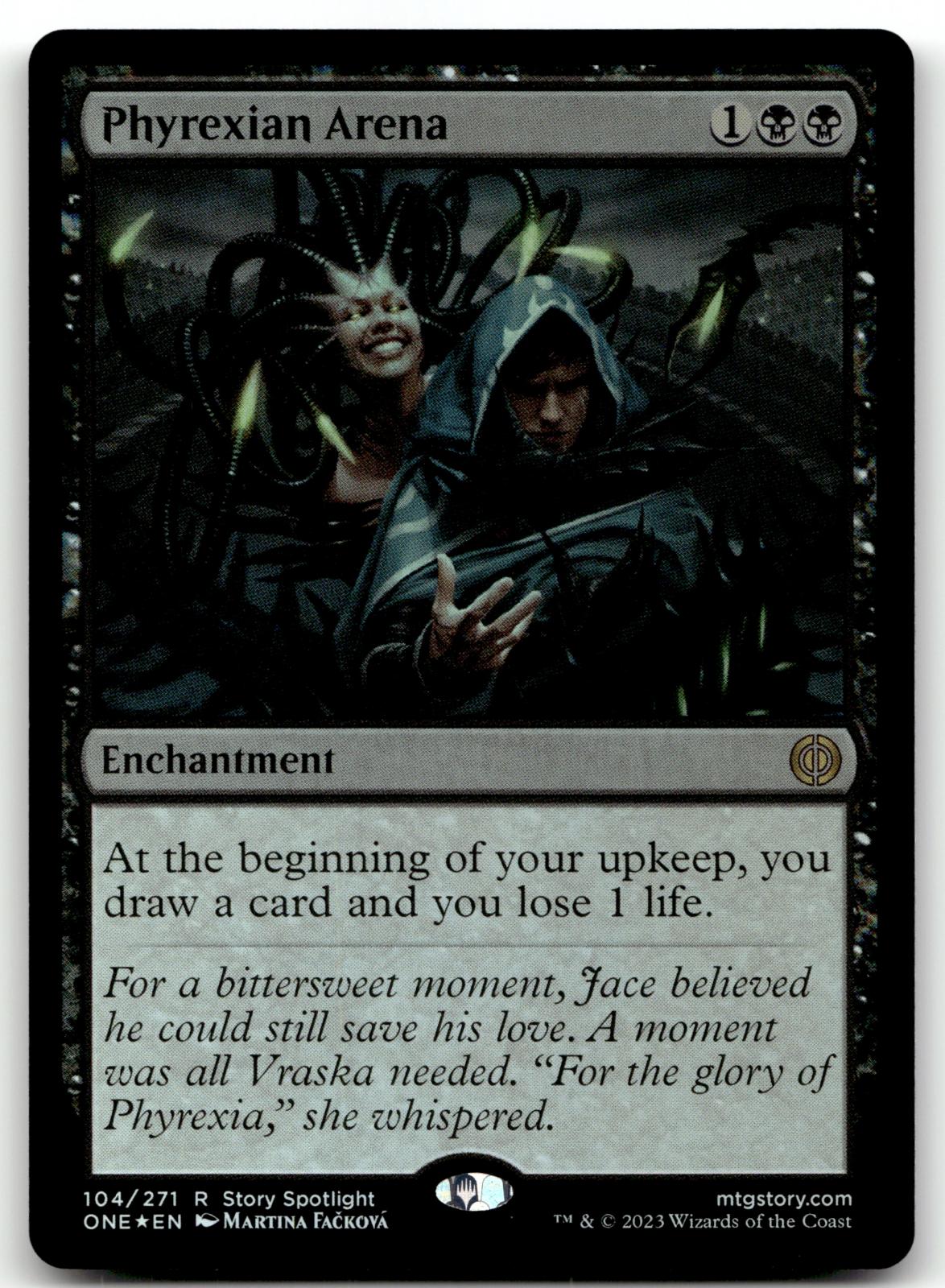 Phyrexian Arena 104 Rare Phyrexia: All Will Be One Magic: The Gathering Foil NM