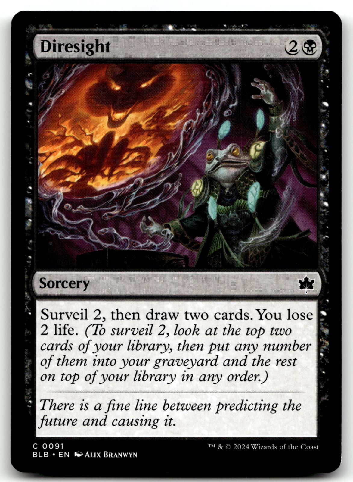 Diresight 91 Common Bloomburrow Magic: The Gathering Near Mint