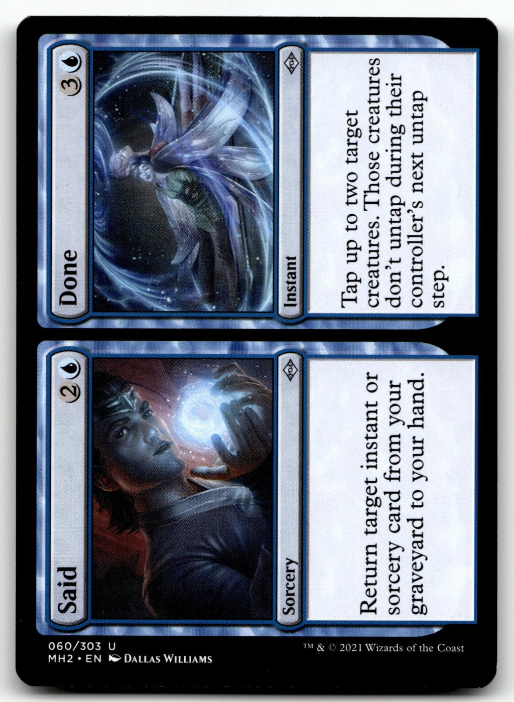 Said // Done 60 Uncommon Modern Horizons 2 Magic: The Gathering Near Mint
