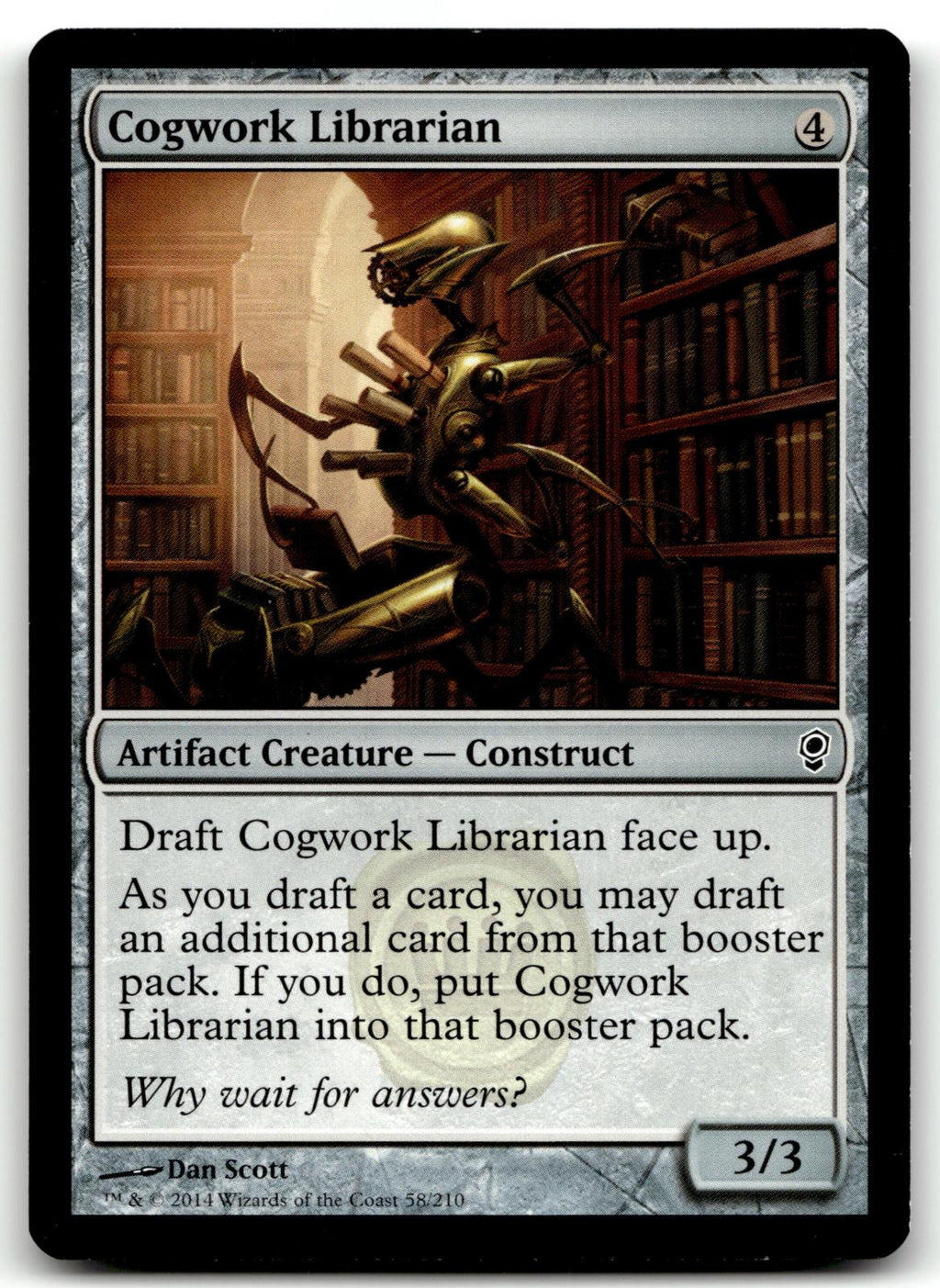 Cogwork Librarian 58/210 Common The List Reprints Magic: The Gathering Near Mint