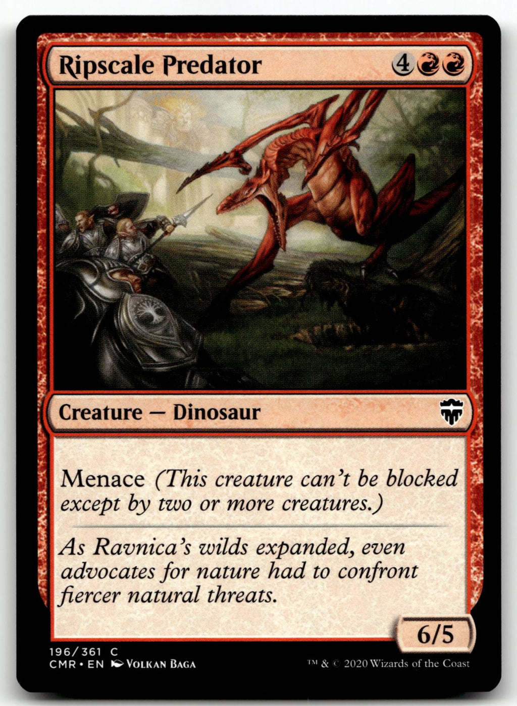 Ripscale Predator 196 Common Commander Legends Magic: The Gathering Near Mint