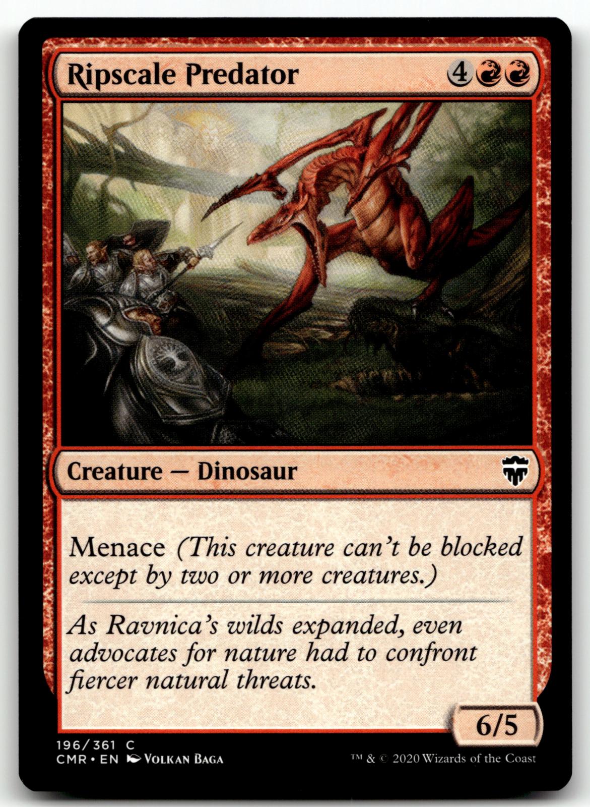 Ripscale Predator 196 Common Commander Legends Magic: The Gathering Near Mint