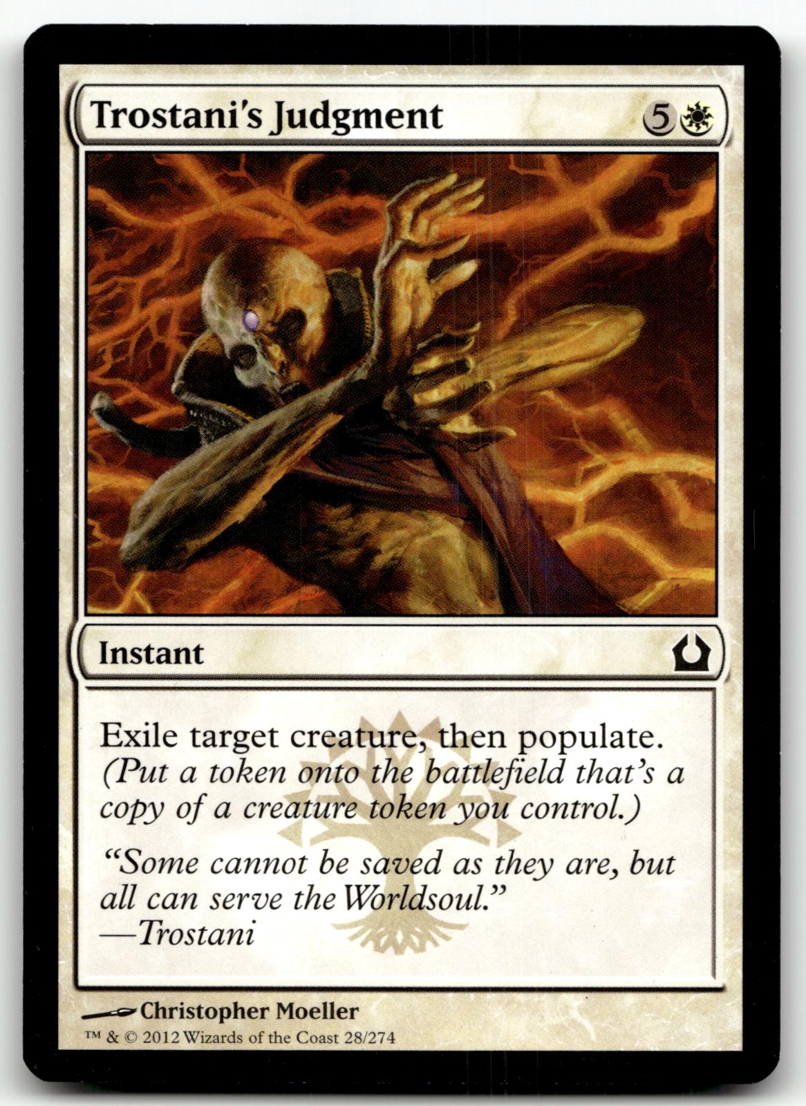 Trostani's Judgment 28 Common Return to Ravnica Magic: The Gathering Near Mint