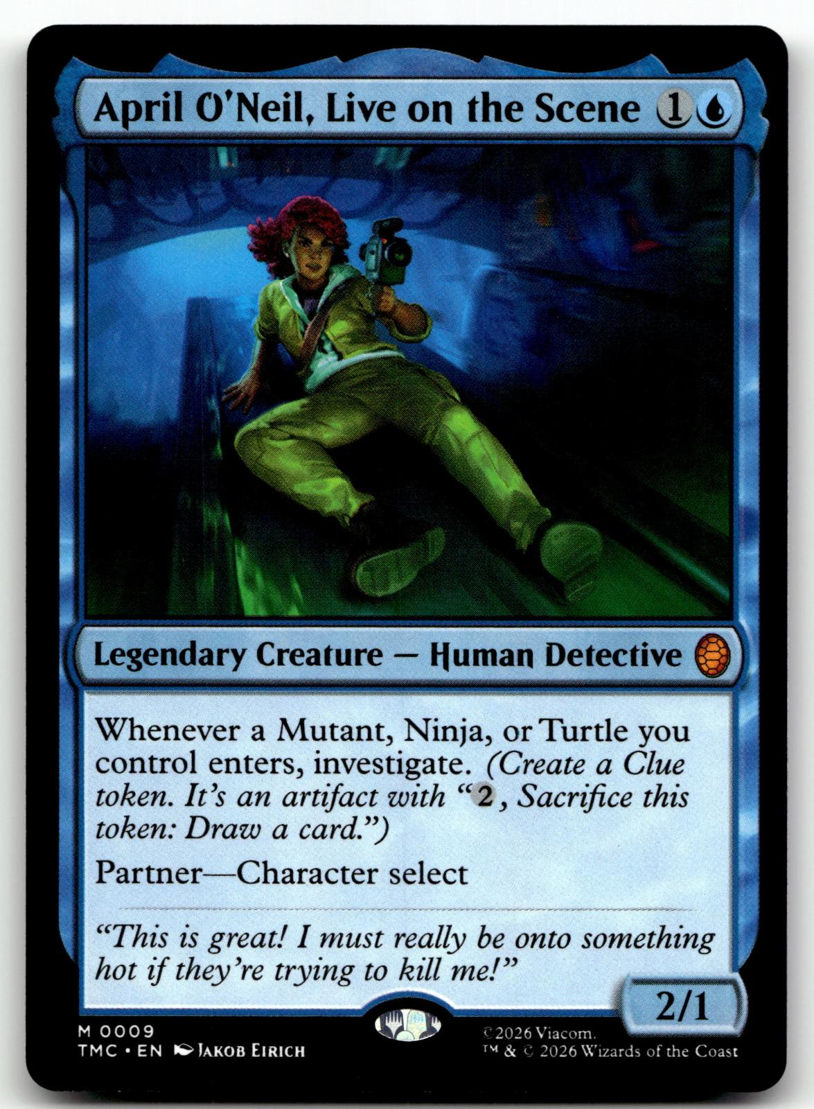April O'Neil, Live on the Scene 9 Commander: Teenage Mutant Ninja Turtles 