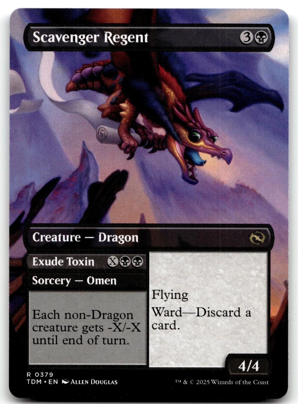 Scavenger Regent (Borderless) 379 Tarkir: Dragonstorm Magic: The Gathering NM