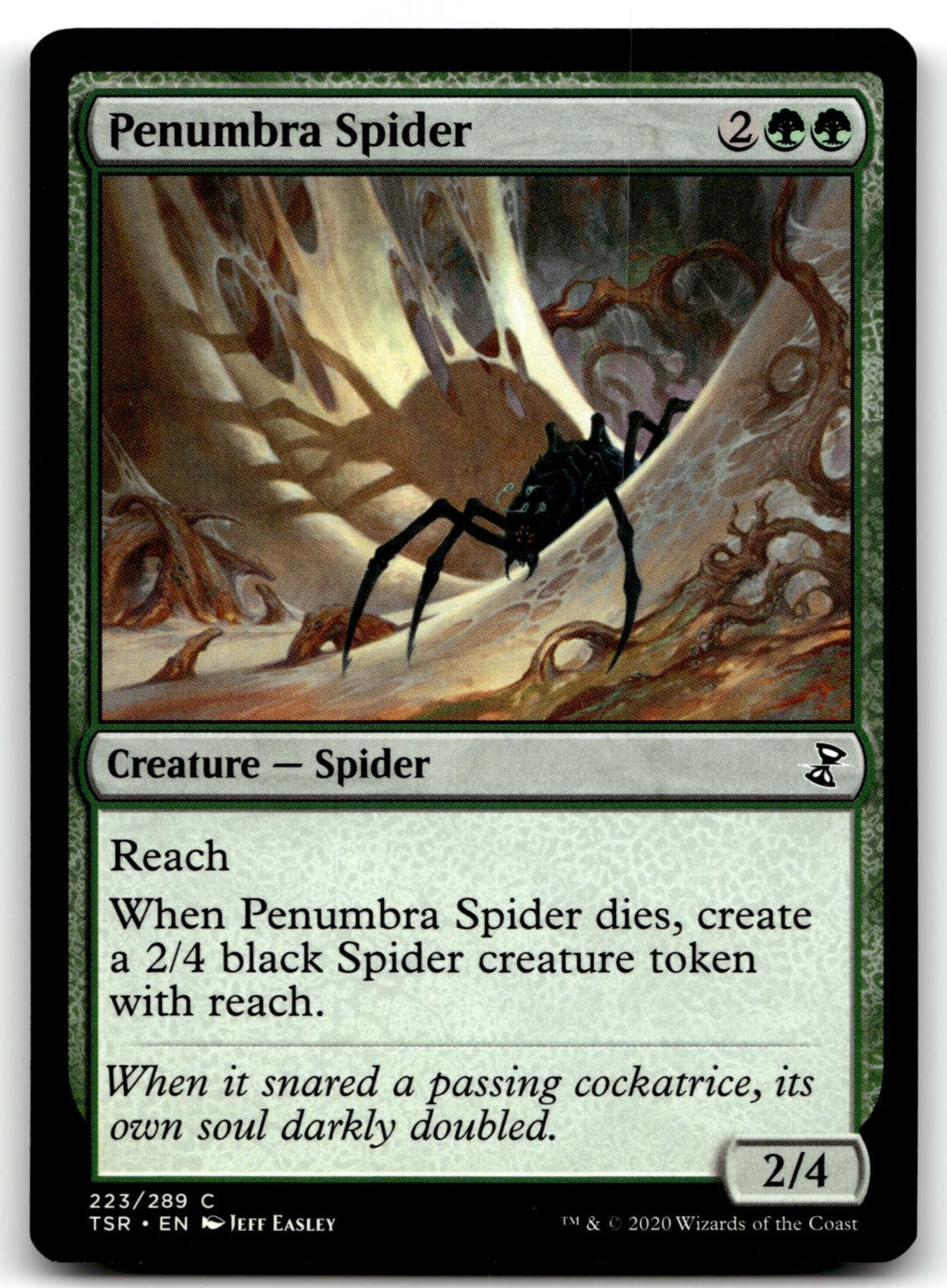 Penumbra Spider 223 Common Time Spiral: Remastered Magic: The Gathering NM