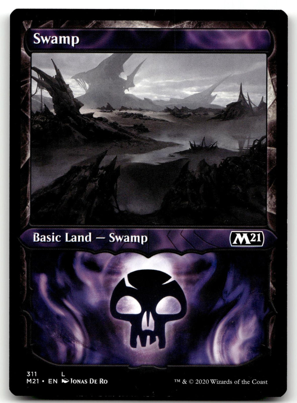 Swamp (Showcase) 311 Land Core Set 2021 Magic: The Gathering Near Mint