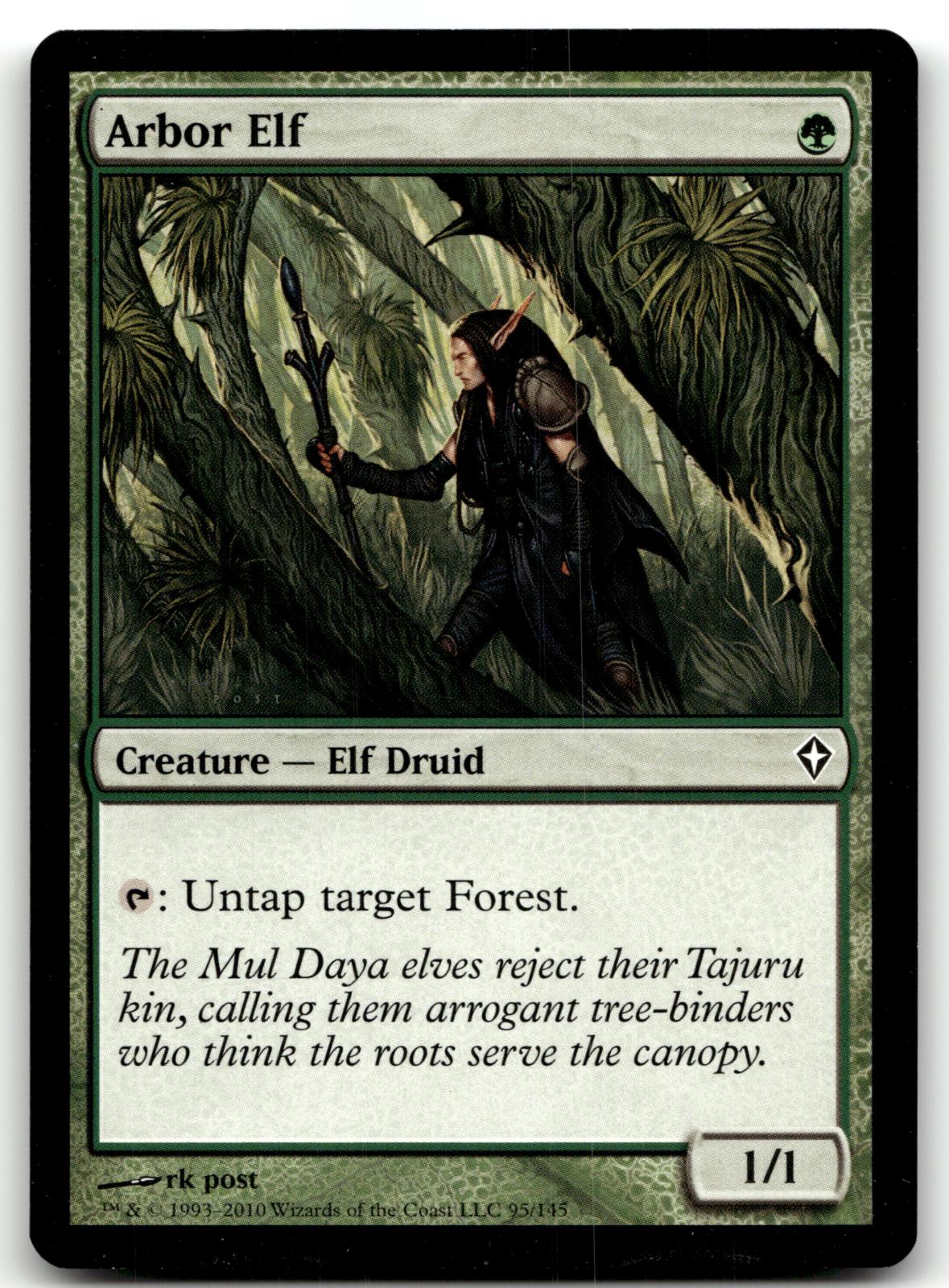 Arbor Elf 95 Common Worldwake Magic: The Gathering Near Mint