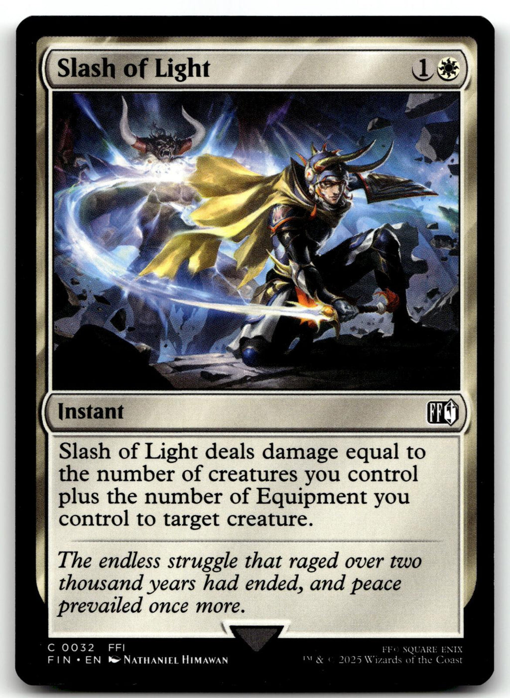 Slash of Light 32 Common FINAL FANTASY Magic: The Gathering Near Mint