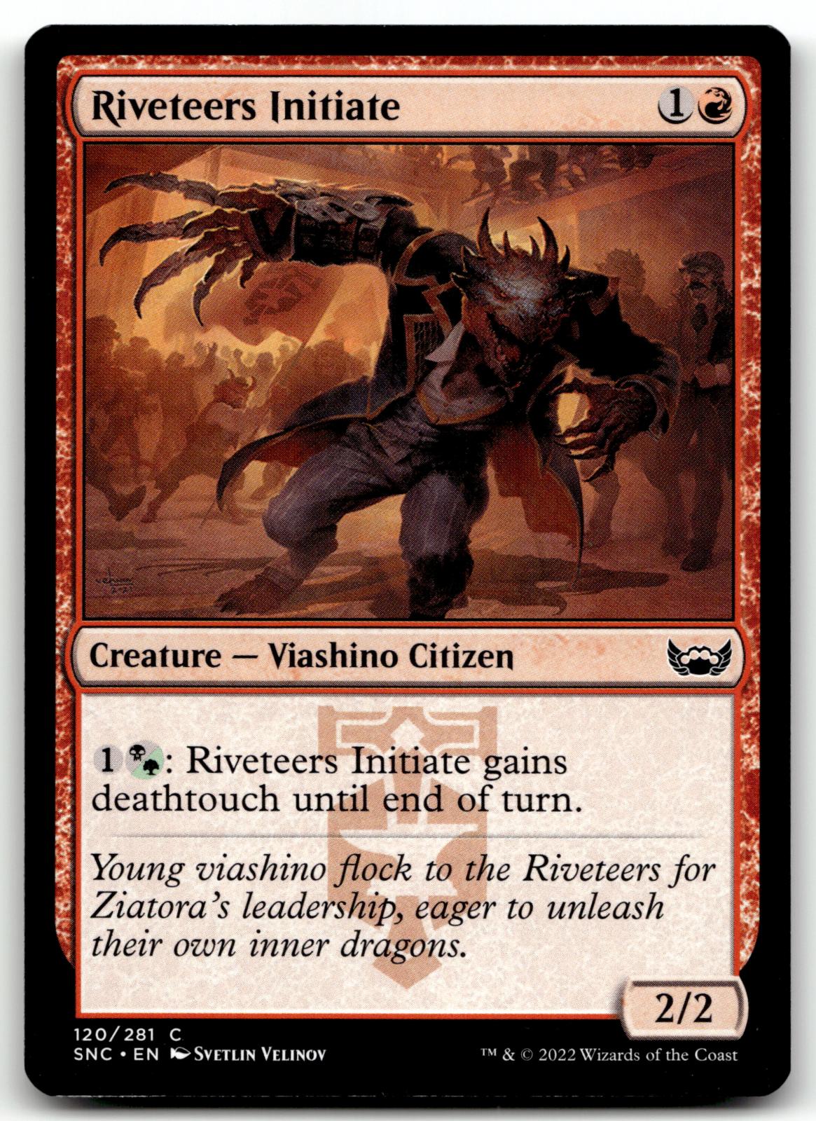 Riveteers Initiate 120 Common Streets of New Capenna Magic: The Gathering NM