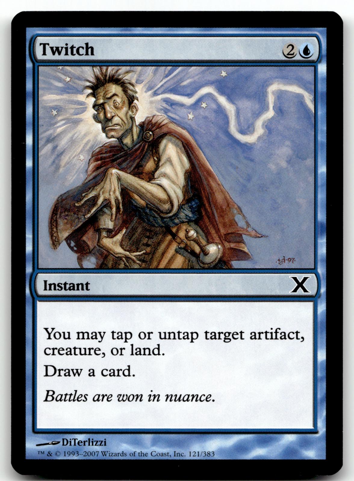 Twitch 121 Common 10th Edition Magic: The Gathering Near Mint